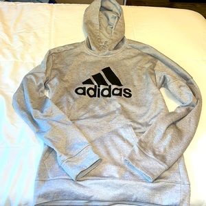 Adidas Gray Athletic Hoodie